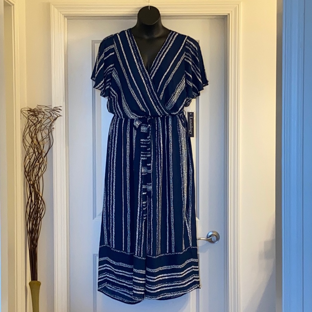 Luxology Navy Jumpsuit